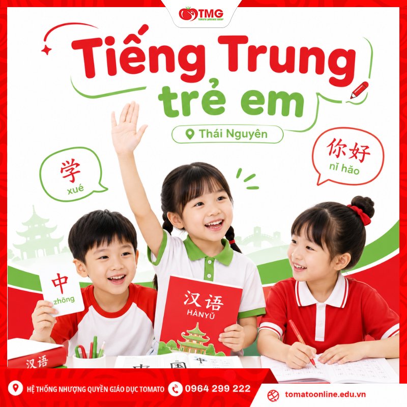 Tiếng Trung trẻ em tại Thái Nguyên