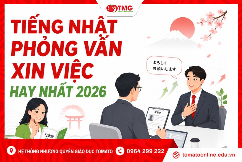 TIẾNG NHẬT PHỎNG VẤN XIN VIỆC HAY NHẤT 2026(P1)