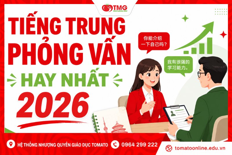 TIẾNG TRUNG PHỎNG VẤN HAY NHẤT 2026 (PHẦN 2)